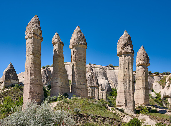 landscape of love valley near Göreme