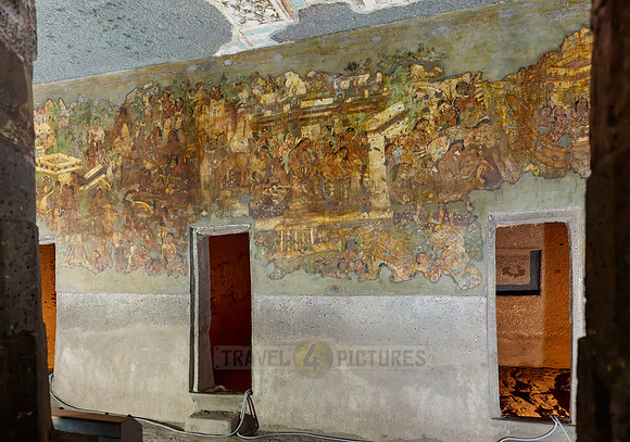 Ajanta caves, cave 1, Aurangabad