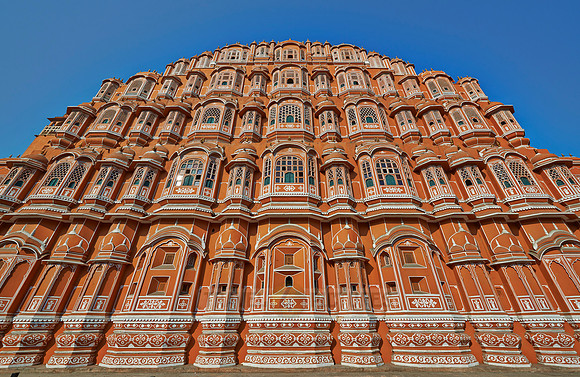 front facade of Palace of the Winds