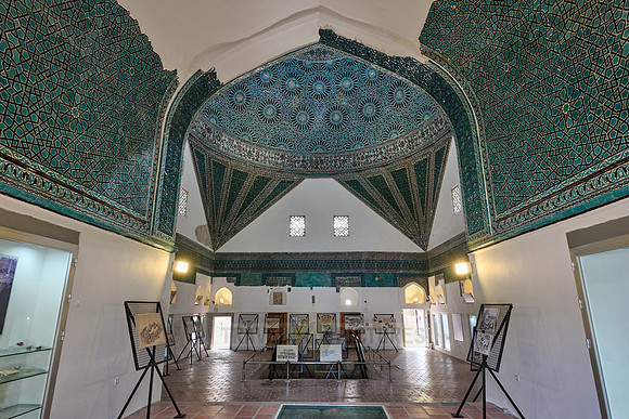 interior of Karatay Madrasa museum, Konya