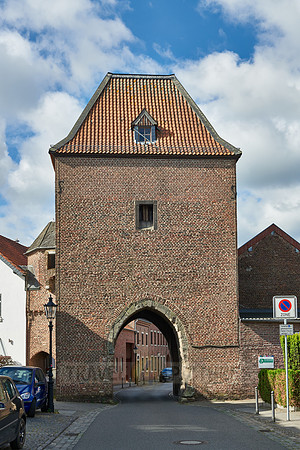 City gate in the old city wall of Gangelt