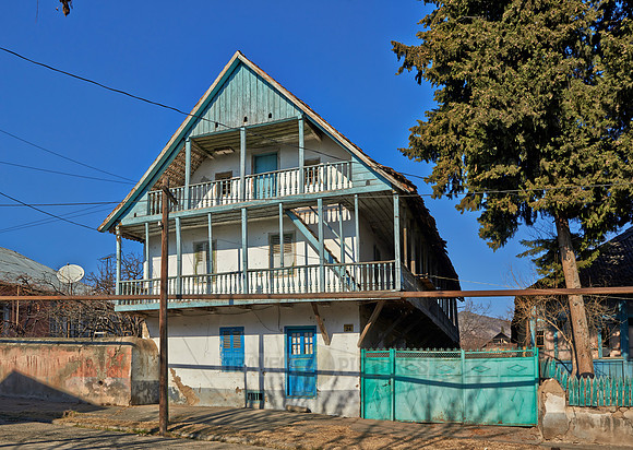 typical historical german building in Bolnisi