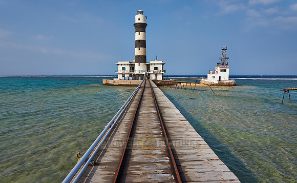 lighthouse on Daedalus Reef