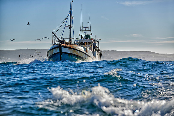 fishing vessel running out for fishing