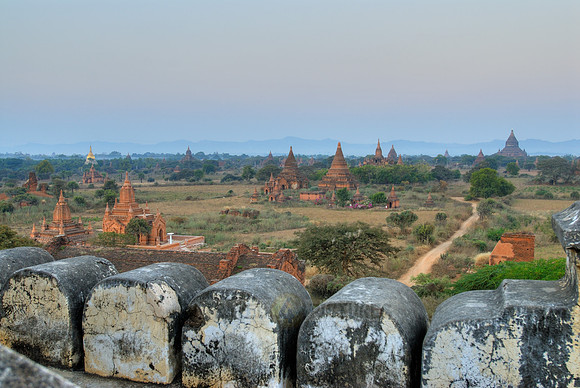sunrise over Bagan