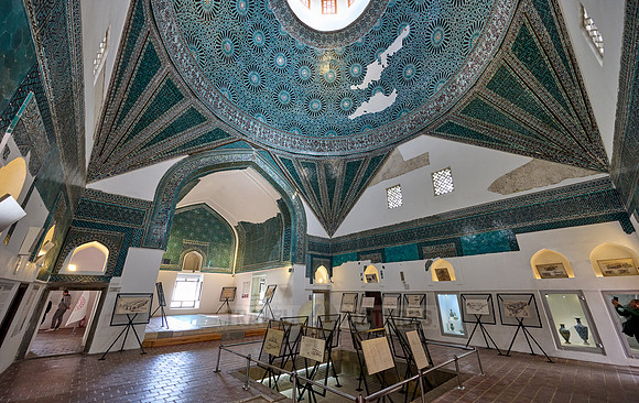 interior of Karatay Madrasa museum, Konya