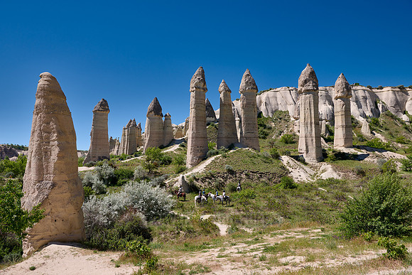 landscape of love valley near Göreme