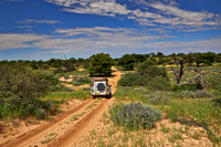 Gelaendewagen im Kgalagadi Transfrontier Park  |4x4 in Kgalagadi Transfrontier Park|