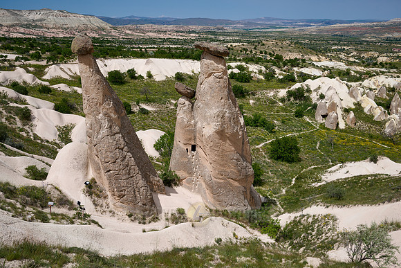 erosion formation of the Three Beauties