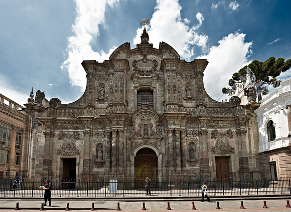 facade of Compania de Jesus church