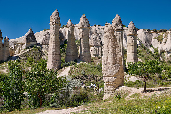 landscape of love valley near Göreme