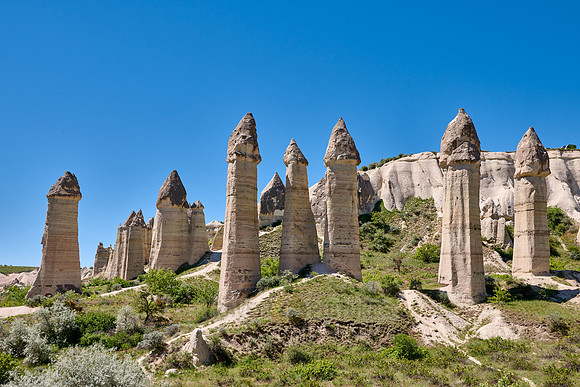 landscape of love valley near Göreme