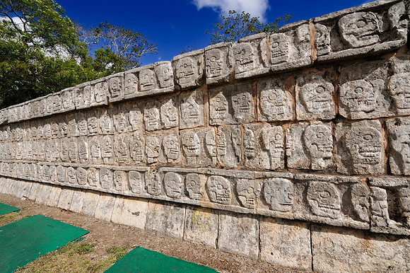 Tzompantli, or Platform of the Skulls