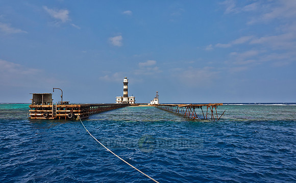 lighthouse on Daedalus Reef
