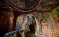 frescos inside Sumbullu church or Jacinth church, Ihlara valley