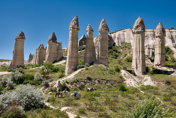 landscape of love valley near Göreme