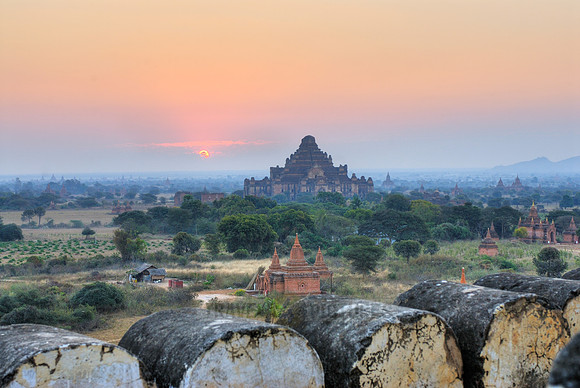 sunrise over Bagan