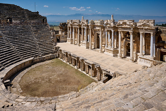 famous theater of Hierapolis, Pamukkale Archeological Site