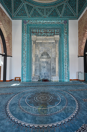 interior view of Alauddin Qayqubad Mosque, Konya
