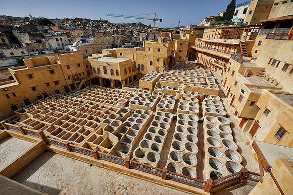 refurbished Chouwara leather tannery