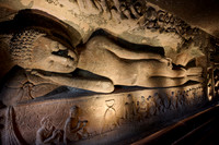 stone carvings of Cave No. 26 of Ajanta caves