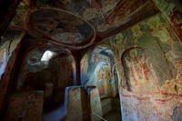 frescos inside Sumbullu church or Jacinth church, Ihlara valley