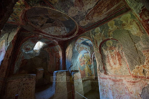 frescos inside Sumbullu church or Jacinth church, Ihlara valley