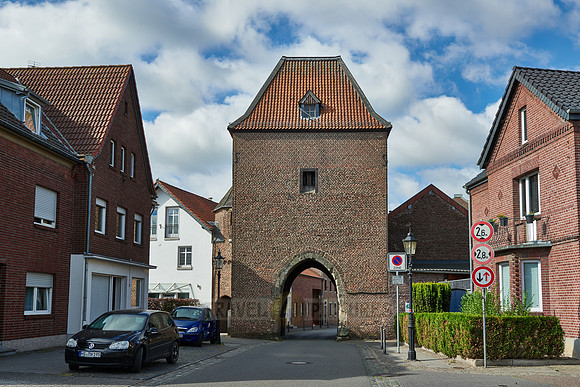City gate in the old city wall of Gangelt