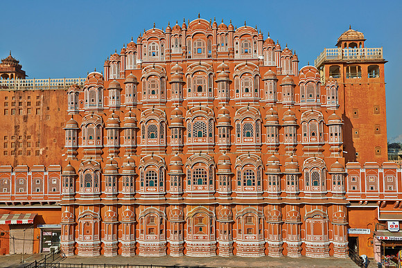 front facade of Palace of the Winds