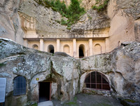 facade of Sumbullu church or Jacinth church, Ihlara valley