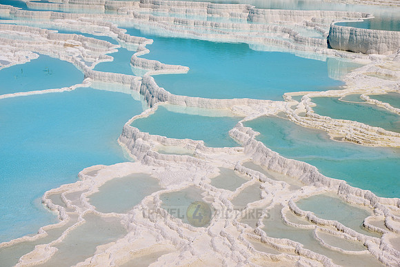 Pamukkale travertine terraces