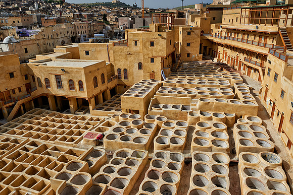 refurbished Chouwara leather tannery