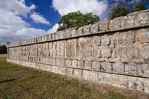 Tzompantli, or Platform of the Skulls