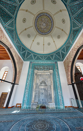 interior view of Alauddin Qayqubad Mosque, Konya