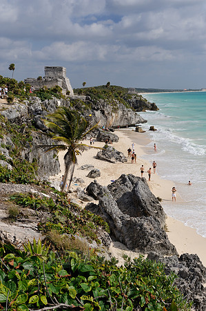 The seaside view of El Castillo