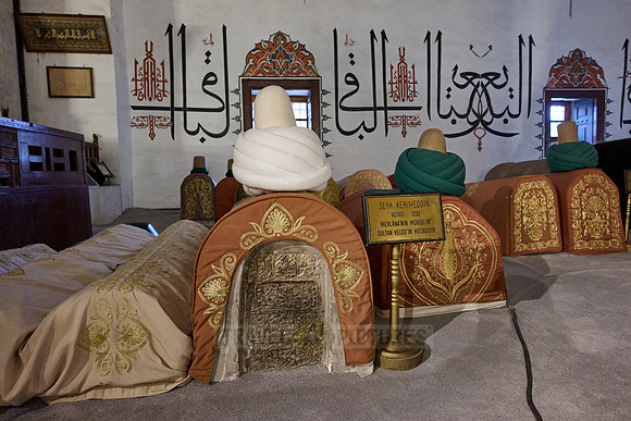 inside shot of Mausoleum and museum of Mevlana Rumi