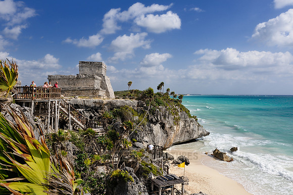 The seaside view of El Castillo