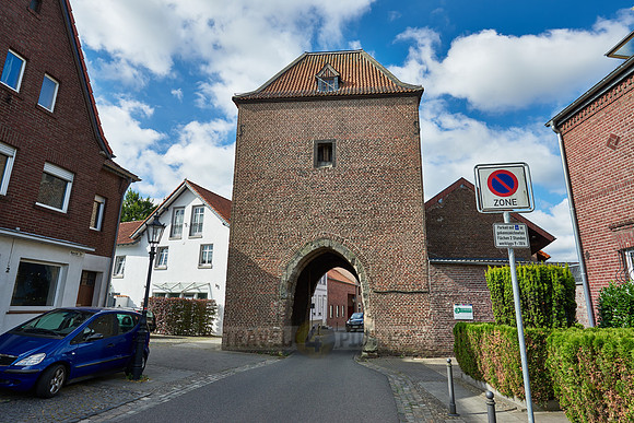 City gate in the old city wall of Gangelt
