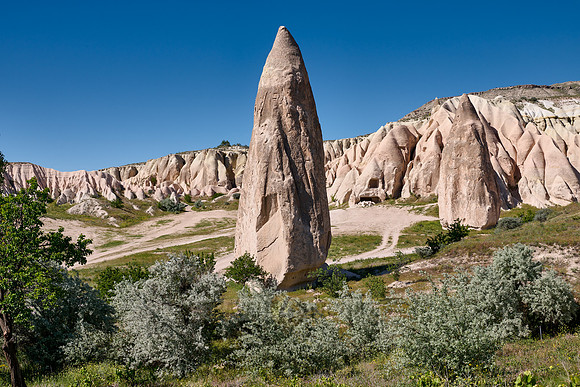 landscape of Rose Valley Goreme