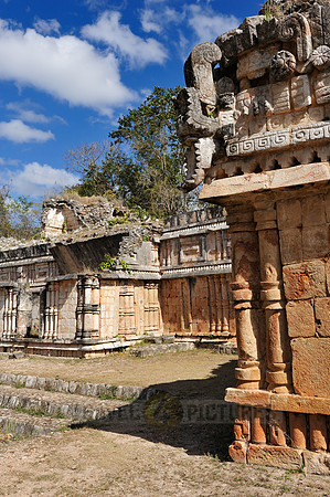 Palace or Gran Palacio at Maya ruin of Labna