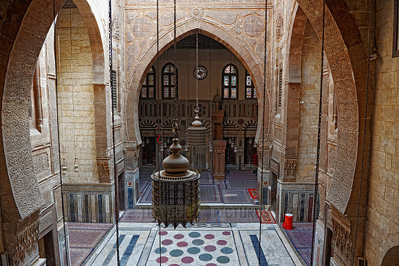 interior shot of Al Ghouriyya Mosque