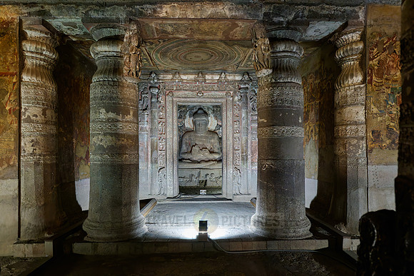 Ajanta caves, cave 1, Aurangabad