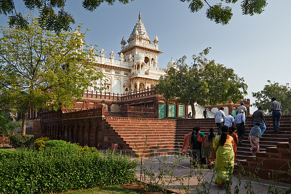 The Jaswant Thada mausoleum