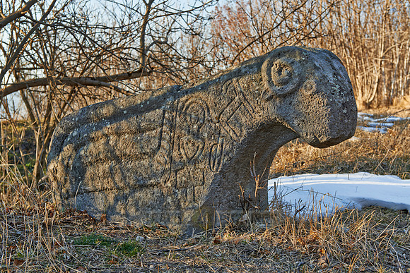 stone carved figure