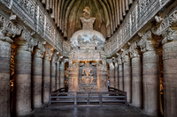 interior shot of Cave No. 26 of Ajanta caves