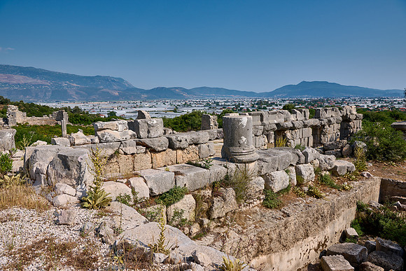 ruins of Cathedral in ancient Xanthos