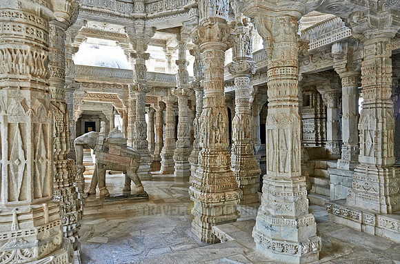 stone carved columns