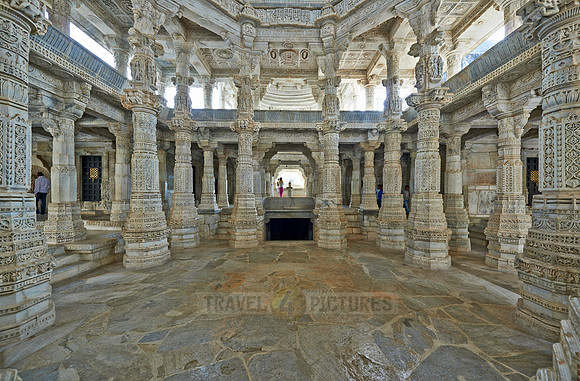 stone carved columns