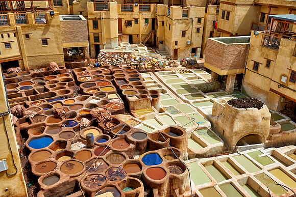 Chouwara  leather tannery in Old Fez