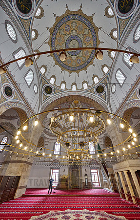 inside view of Selimiye Mosque, Konya